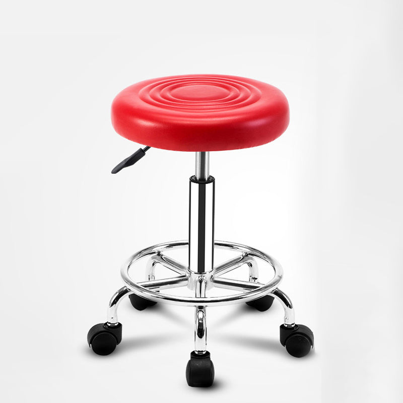 Modern Adjustable Rotatable Counter Stool Steel Mobile Phone Store Bar Stool with Cushion