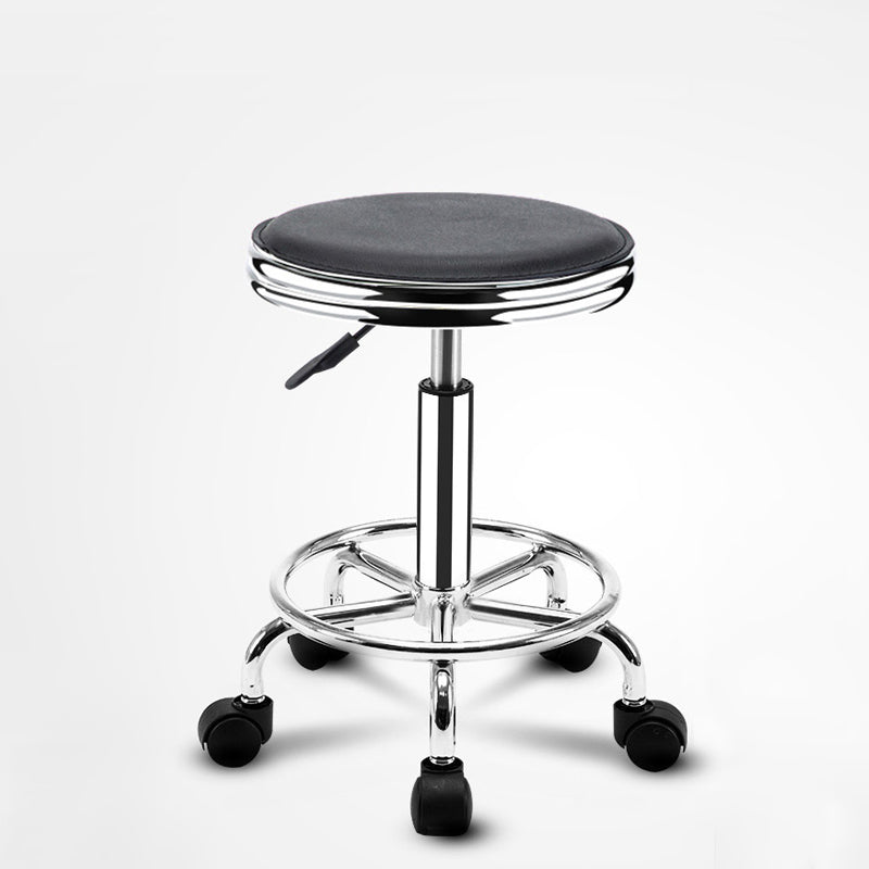 Modern Adjustable Rotatable Counter Stool Steel Mobile Phone Store Bar Stool with Cushion