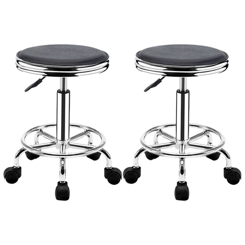 Modern Adjustable Rotatable Counter Stool Steel Mobile Phone Store Bar Stool with Cushion