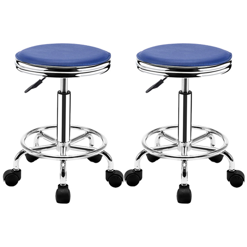 Modern Adjustable Rotatable Counter Stool Steel Mobile Phone Store Bar Stool with Cushion