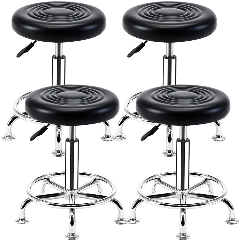 Modern Adjustable Rotatable Counter Stool Steel Mobile Phone Store Bar Stool with Cushion
