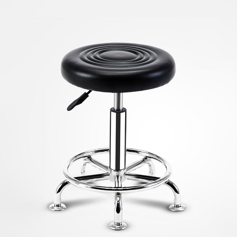 Modern Adjustable Rotatable Counter Stool Steel Mobile Phone Store Bar Stool with Cushion