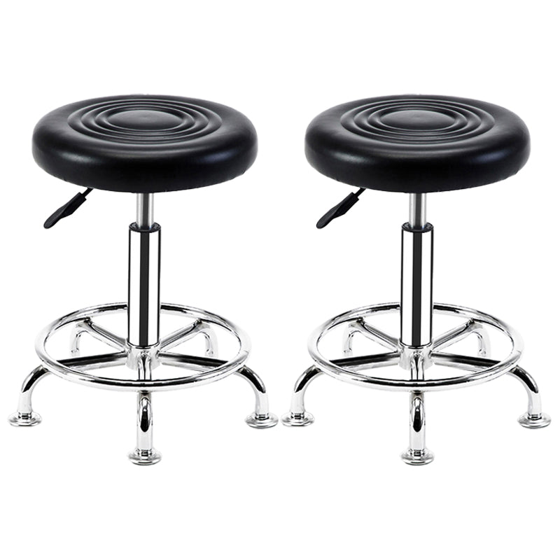 Modern Adjustable Rotatable Counter Stool Steel Mobile Phone Store Bar Stool with Cushion