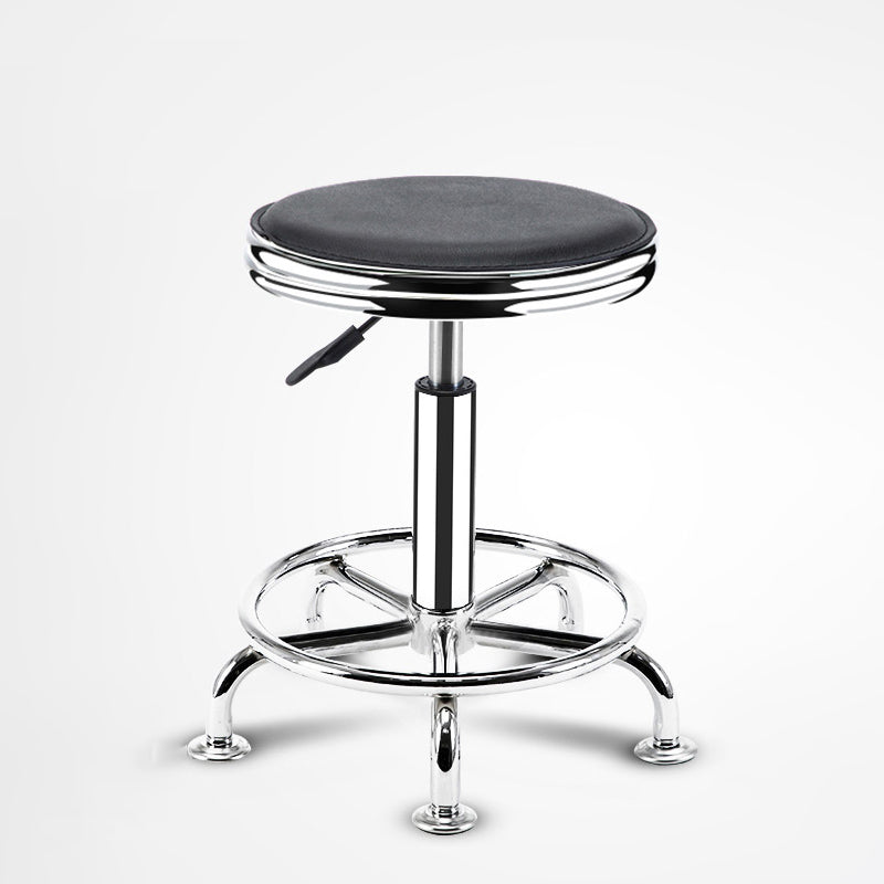 Modern Adjustable Rotatable Counter Stool Steel Mobile Phone Store Bar Stool with Cushion