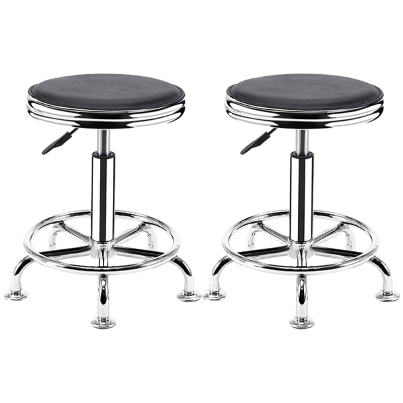 Modern Adjustable Rotatable Counter Stool Steel Mobile Phone Store Bar Stool with Cushion
