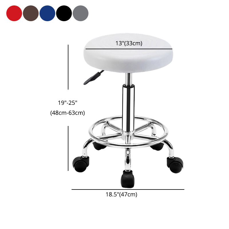 Modern Adjustable Rotatable Counter Stool Steel Mobile Phone Store Bar Stool with Cushion