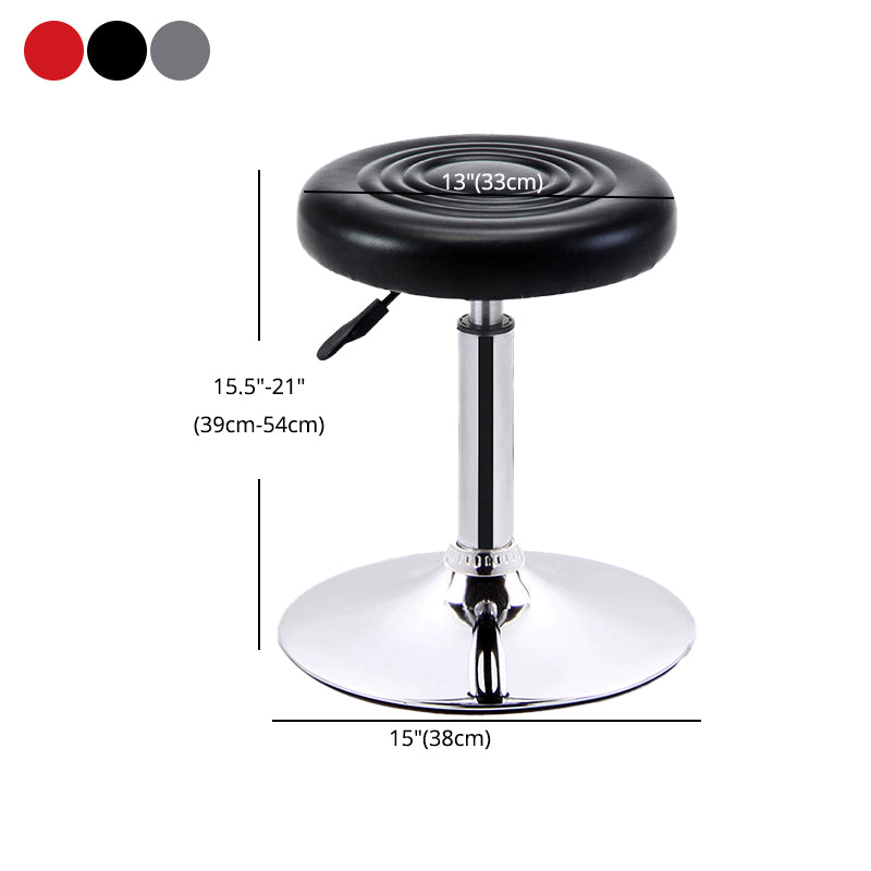 Modern Adjustable Rotatable Counter Stool Steel Mobile Phone Store Bar Stool with Cushion
