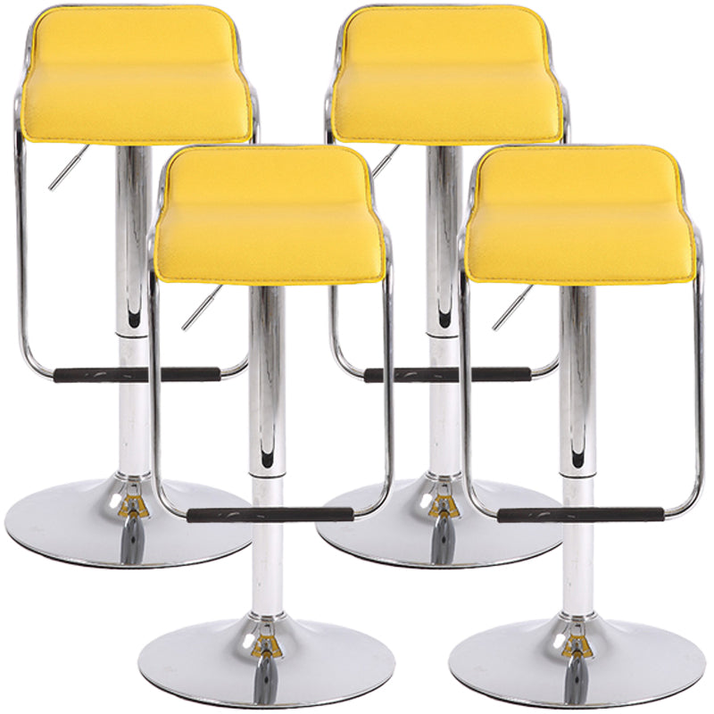 Modern Style Metal Bar Stool with Swivel and Adjustable Height Bar Stool 30-inches