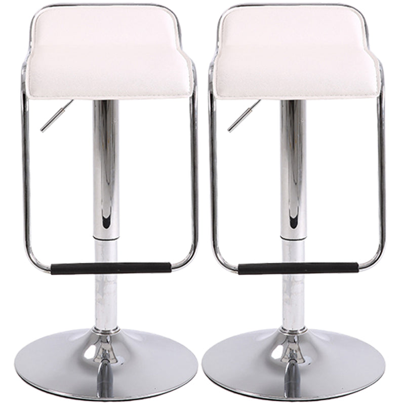 Modern Style Metal Bar Stool with Swivel and Adjustable Height Bar Stool 30-inches