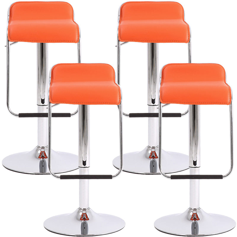 Modern Style Metal Bar Stool with Swivel and Adjustable Height Bar Stool 30-inches