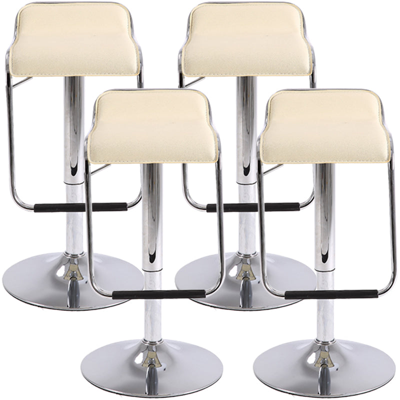 Modern Style Metal Bar Stool with Swivel and Adjustable Height Bar Stool 30-inches