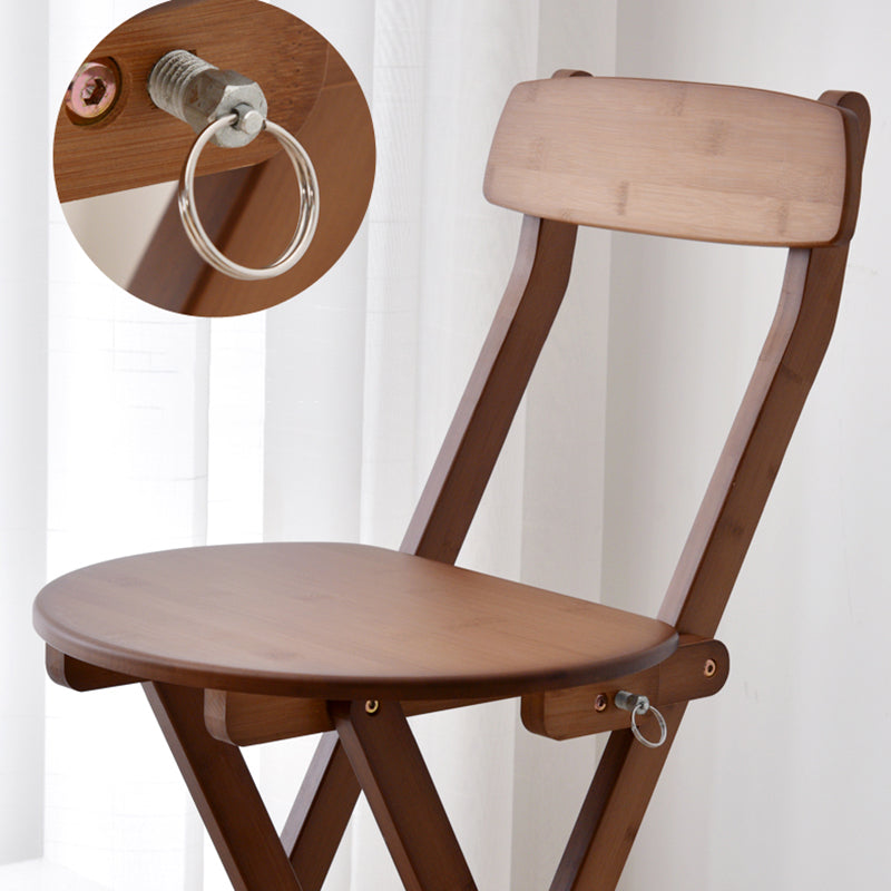 Contemporary Solid Wood Barstool Folding Bar Stool for Restaurant