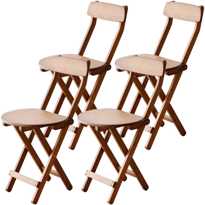 Contemporary Solid Wood Barstool Folding Bar Stool for Restaurant