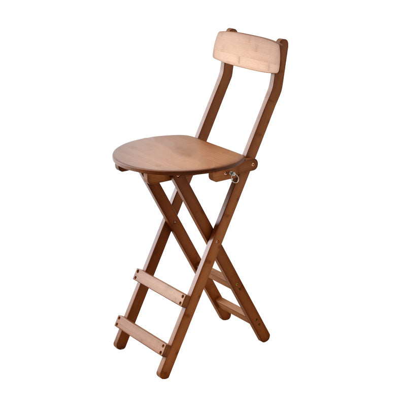 Contemporary Solid Wood Barstool Folding Bar Stool for Restaurant