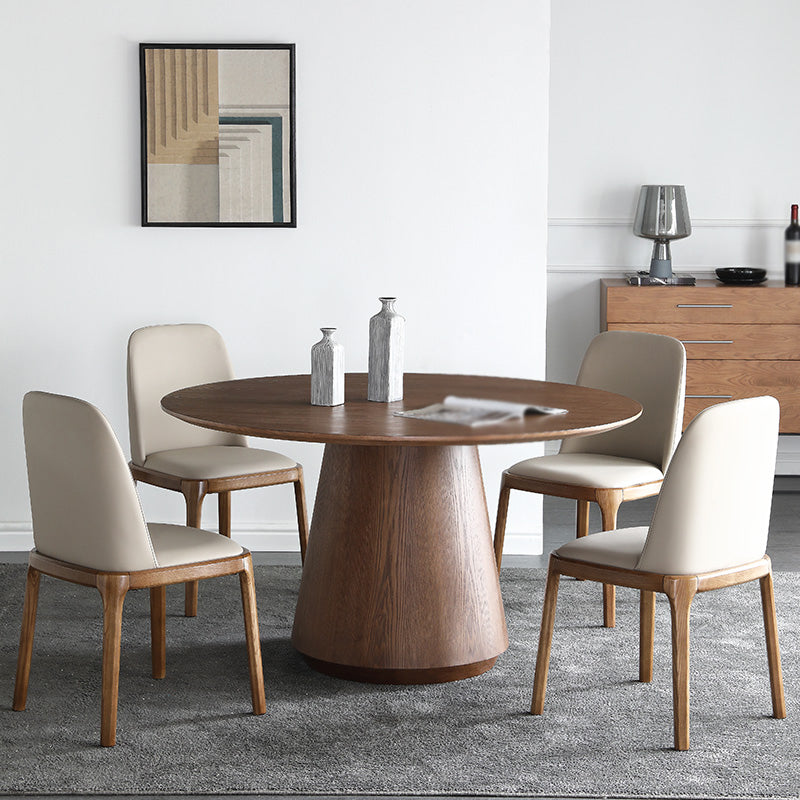 Modern Style 1/4/5/7 Pieces Dining Sintered Stone Dining Table Set with Wooden Legs