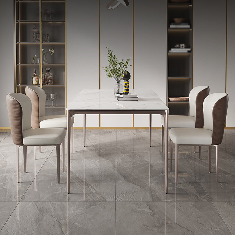 Modern 1/2/4/5/6 Pieces Table and Chairs Dining Set Sintered Stone Table and Chair Set