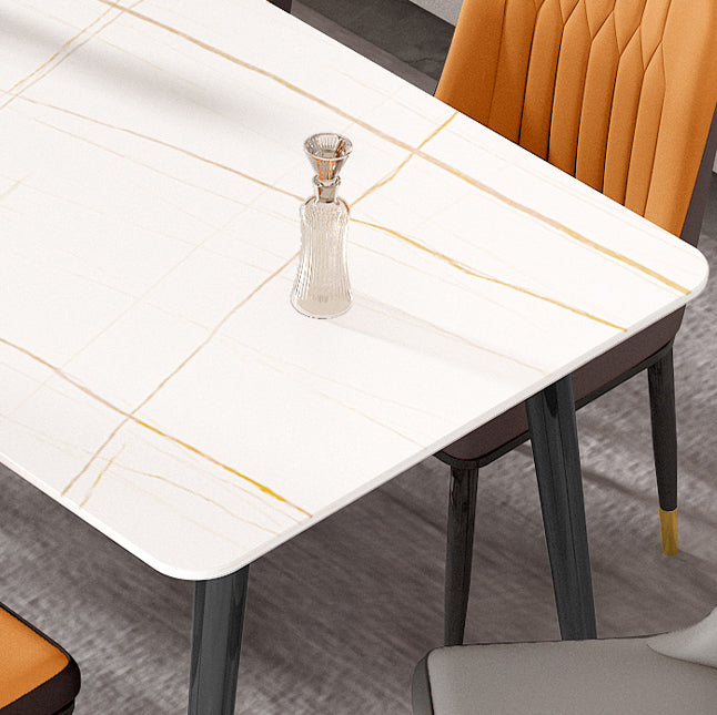 Contemporary 1/4/5/7 Pieces Dining Table and Chairs Rectangle Dining Table Set