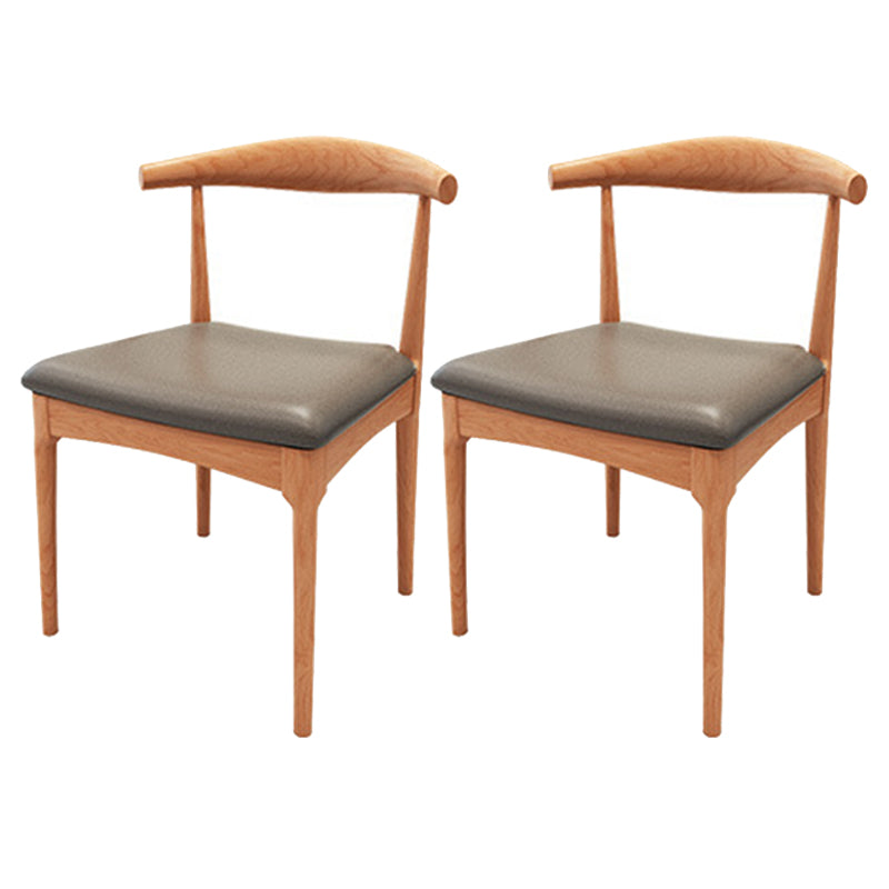 Minimalist 1/2/5 Pieces Dining Table Set Solid Wood Dining Table and Wood Chairs