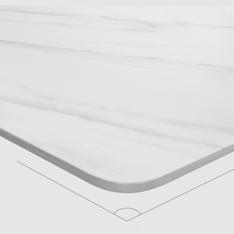 Minimalist 1/4/5/7 Pieces Dining Room Chair Set Sintered Stone Dining Table with Chairs