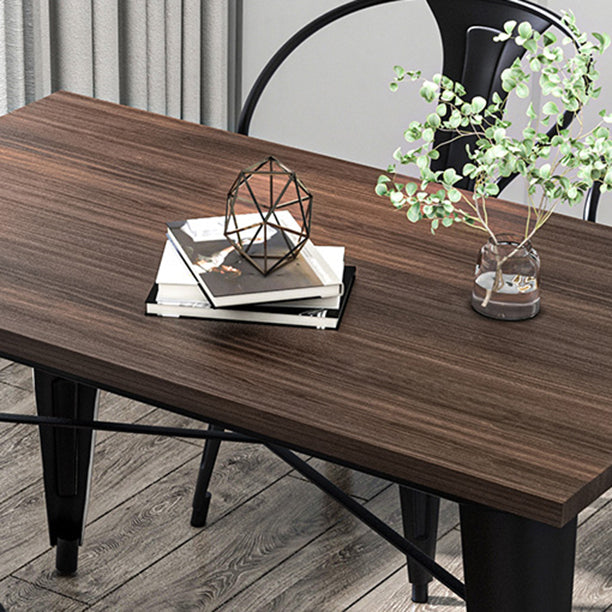 Industrial 1/3/4/5/7 Pieces Dinette Set Solid Wood Dining Table with Chairs