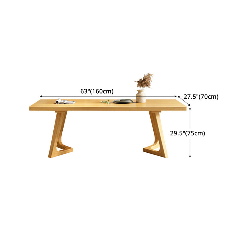 1/2/5/7 Pieces Wood Contemporary Dining Table Set Kitchen Dining Set with Wood Chairs
