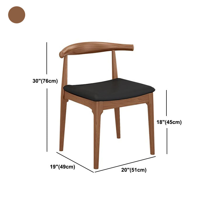 Rectangular 1/2/9 Pieces Dining Set Natural and Black Windsor Back Chair Set for Kitchen