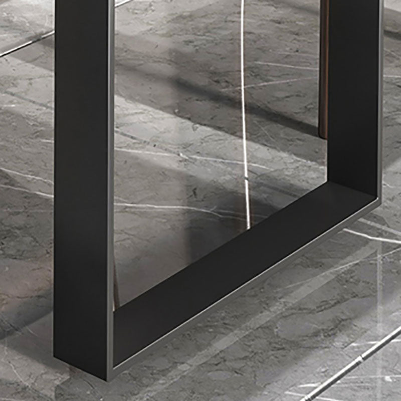 1/2/3/5/7 Pieces Brown Dining Room Set Industrial Style Solid Wood Furniture