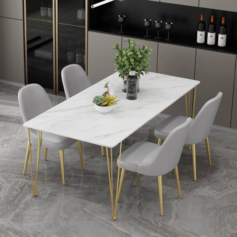 Silla auxiliar de comedor con respaldo sólido y brazo escandinavo Silla auxiliar de comedor de cuero