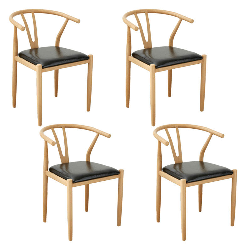 Silla de estilo moderno, silla auxiliar sin brazos con patas de metal para cocina