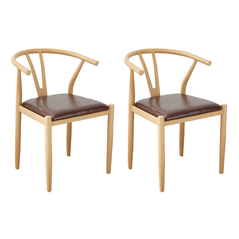 Silla de estilo moderno, silla auxiliar sin brazos con patas de metal para cocina