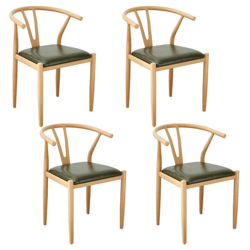 Silla de estilo moderno, silla auxiliar sin brazos con patas de metal para cocina