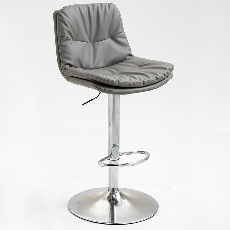 Modern Style Metal Bar Stools with Swivel and Adjustable Height Living Room Bar Stools