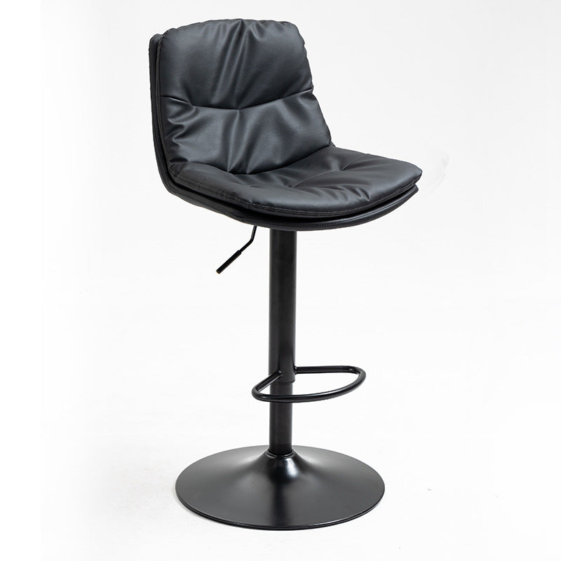 Modern Style Metal Bar Stools with Swivel and Adjustable Height Living Room Bar Stools