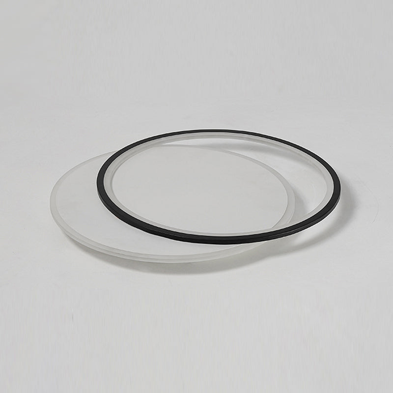 Black Circles Ceiling Light Fixture Minimalist LED Metal Ceiling Flush Mount