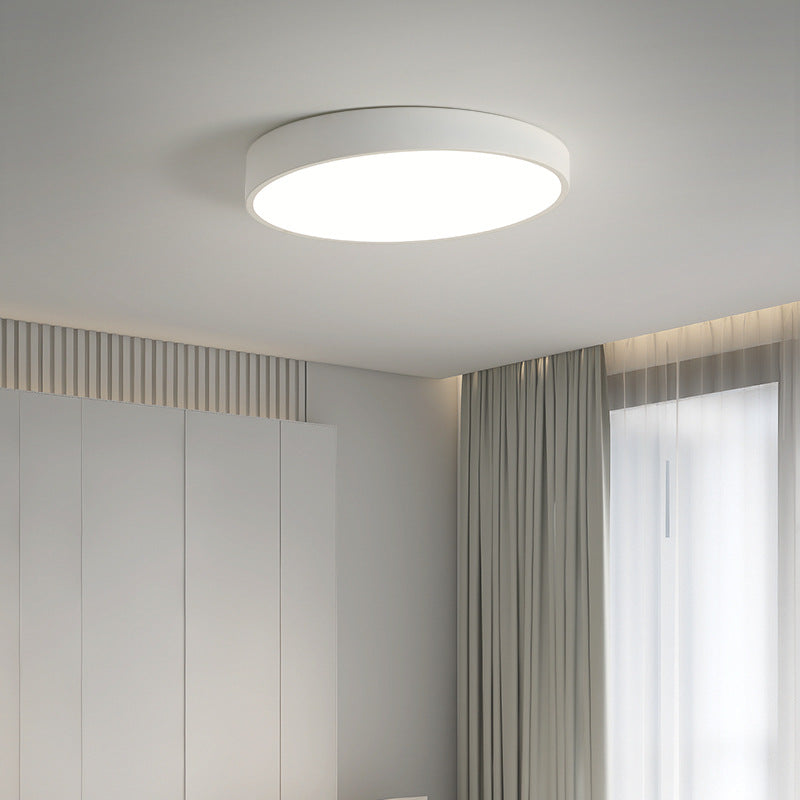Camera Cerchio Flush Montaggio Soffitto LED Metallo Semplice Soffitto Lampada in bianco