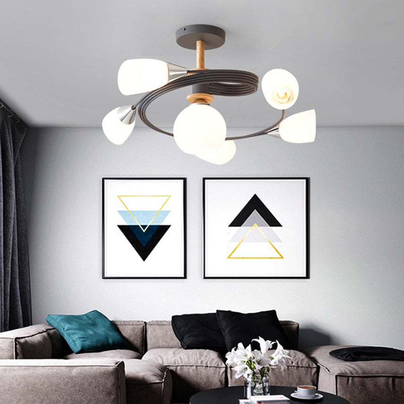 Glasgeometrische Form spüle Deckenleuchte modern