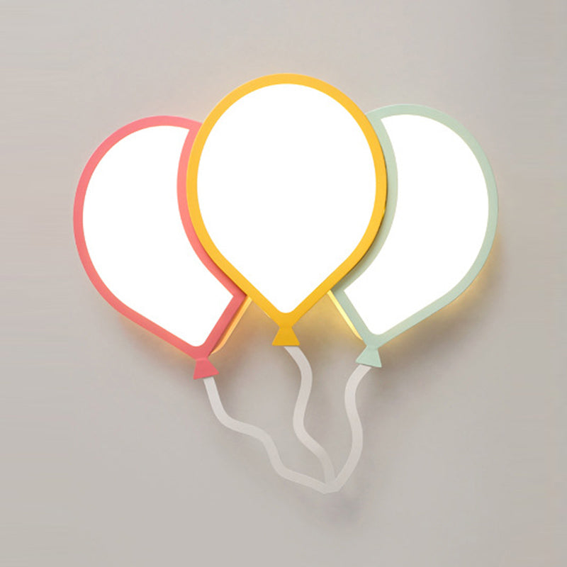 Plafonnier encastré en forme de ballon en métal Style enfant 3 lumières éclairage encastré