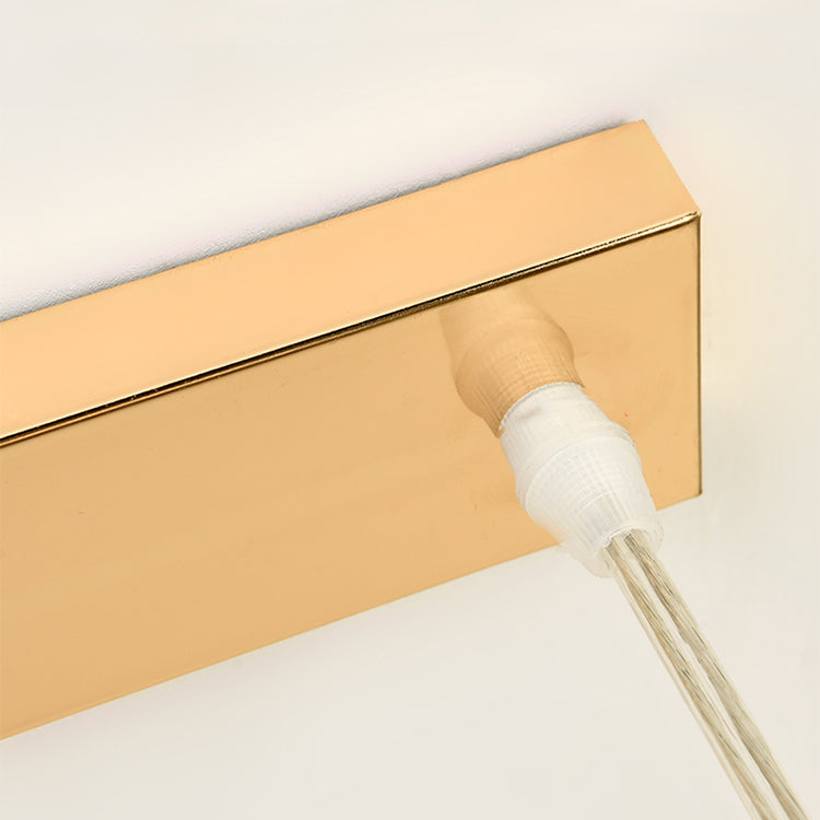 Accesorios de iluminación de la isla de cilindro de estilo moderno Crystal 3 Ideas de iluminación de la isla ligera