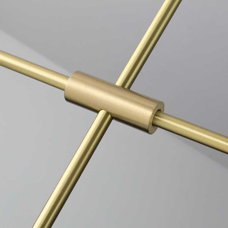 Luz de lámparas de isla esférica de estilo moderno luces colgantes de la isla de vidrio