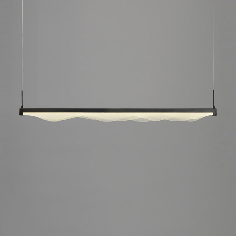 Zeitgenössischer Stil lineare Inselanhänger Metal Island Leuchten