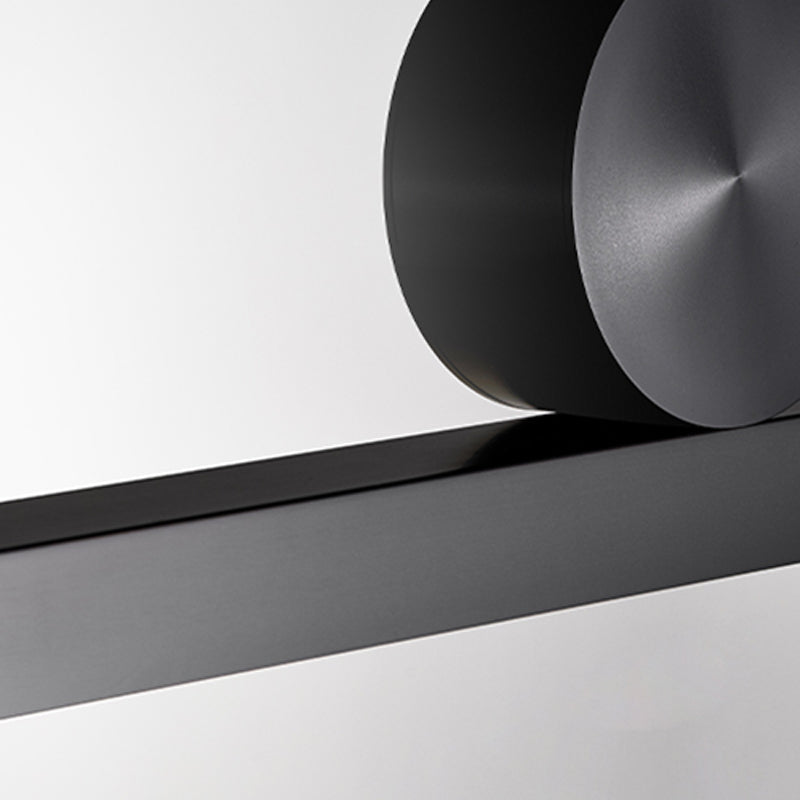 Zeitgenössischer Stil Linear Island Light Metal 1- Hellinsel Anhänger Licht