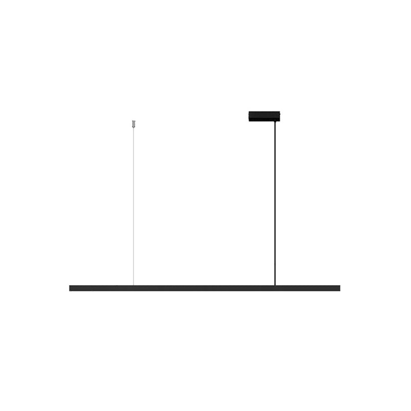 Zeitgenössischer Stil linearer Inselbeleuchtung Idee Metall 1- Licht Island Anhänger Licht