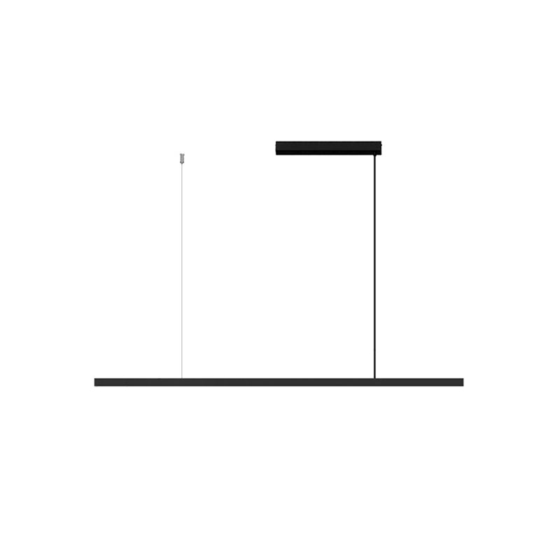 Zeitgenössischer Stil linearer Inselbeleuchtung Idee Metall 1- Licht Island Anhänger Licht