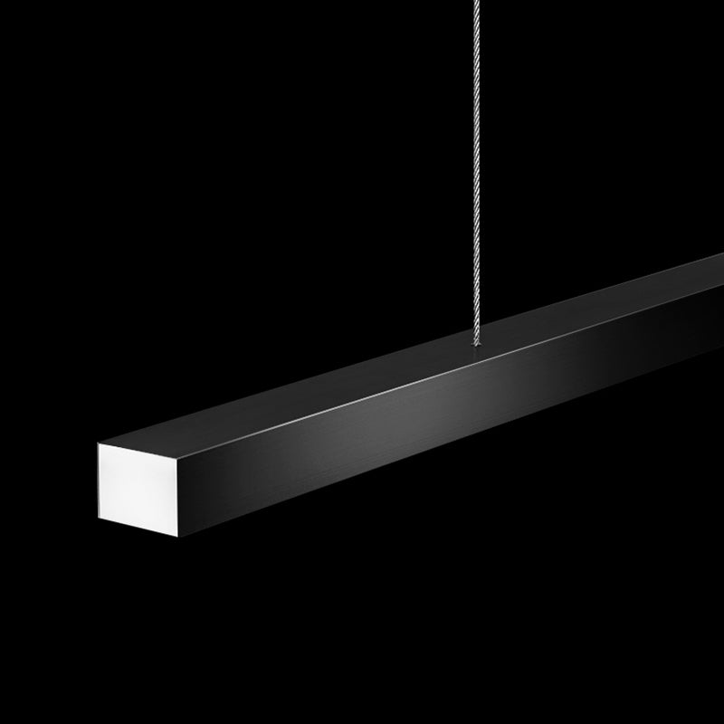 Contemporary Style Linear Island Lighting Idea Metal 1- Light Island Pendant Light