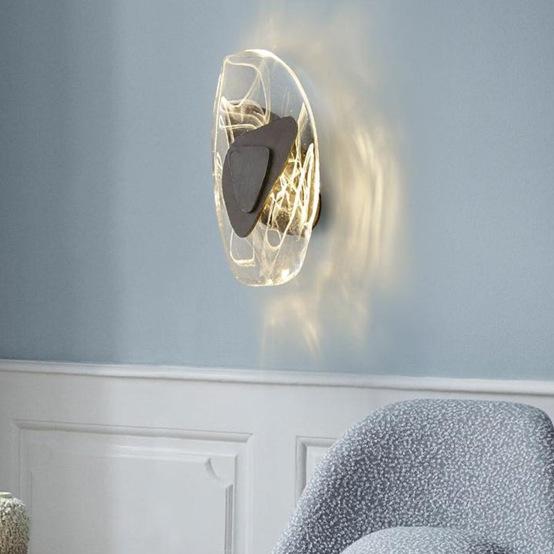Einzigartiger Schatten 1-Licht-Wandleuchter moderner Kristallwandmontageleuchte