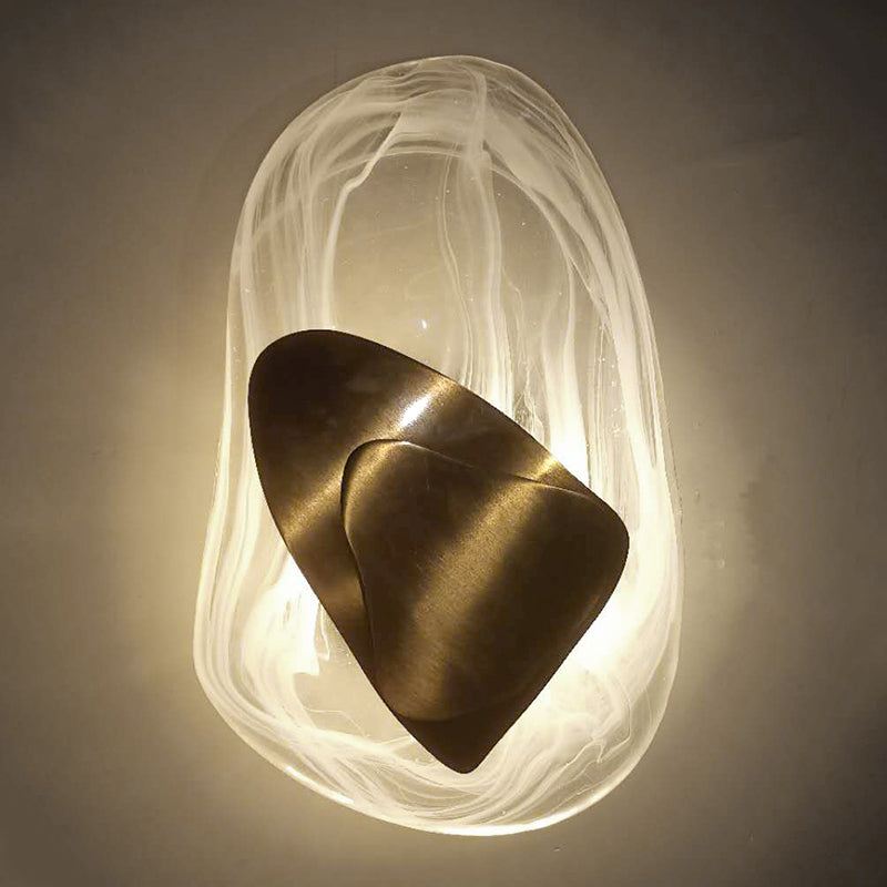 Einzigartiger Schatten 1-Licht-Wandleuchter moderner Kristallwandmontageleuchte