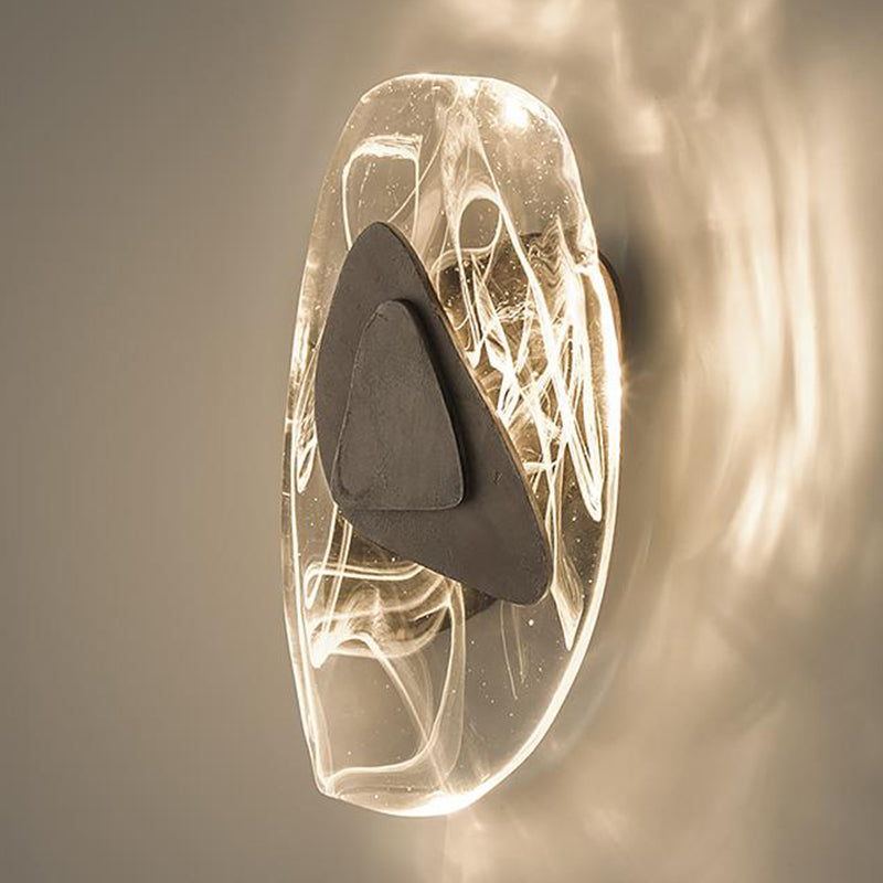 Einzigartiger Schatten 1-Licht-Wandleuchter moderner Kristallwandmontageleuchte