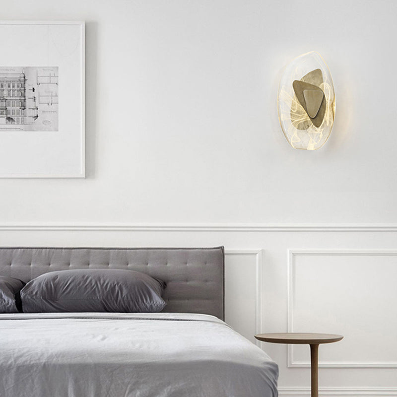 Einzigartiger Schatten 1-Licht-Wandleuchter moderner Kristallwandmontageleuchte