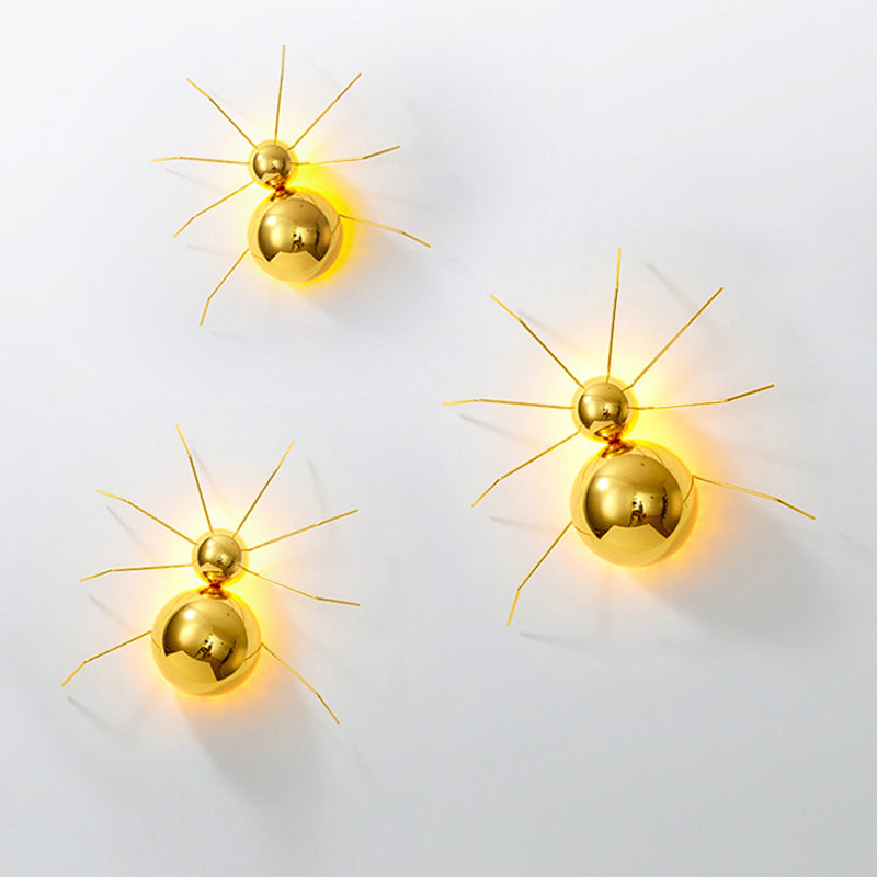 Metall Geometrische Wandbeleuchtung moderner Stil 1 Lichtwandbeleuchtung in Gold