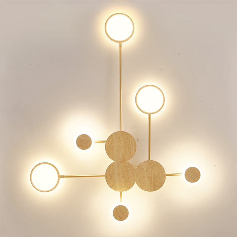 Multi -Leuchten rechteckige Wandlampen moderne Metallwandlampen im modernen Stil